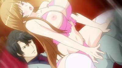 Big tits anime girl