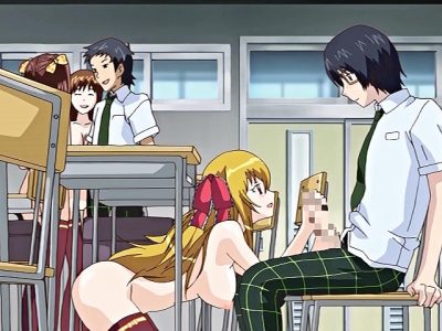 Blowjob in the class hentai