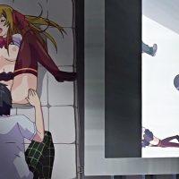 Horny fuck in school toilet anime