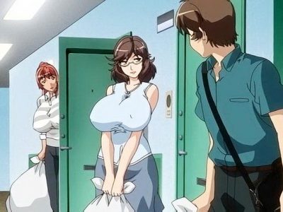 Huge boobs anime girl