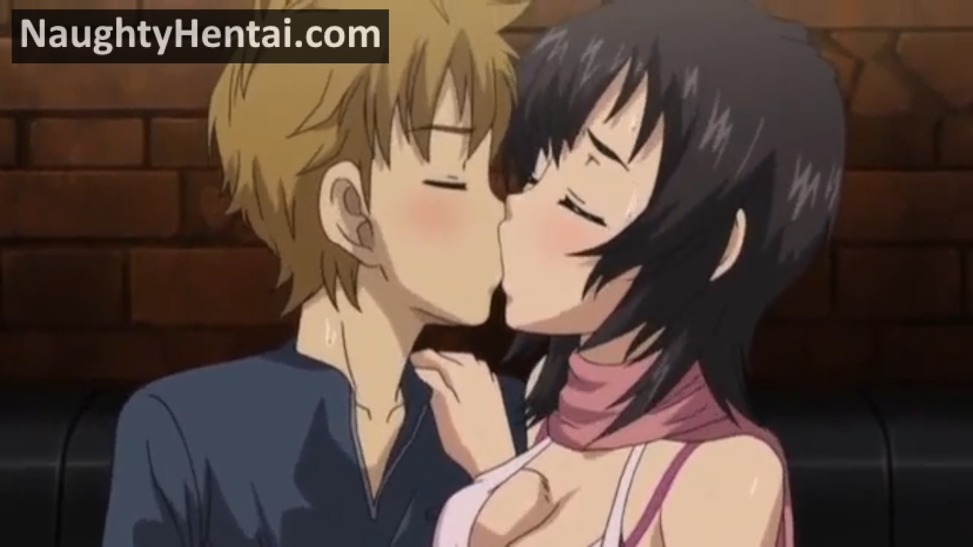 Anime hentai kissing