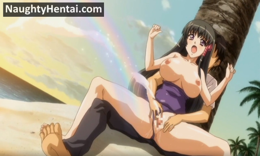 Anime Hentai Beach Sex - Bi-chiku Beach | Naughty Outdoor Sex Hentai Movie