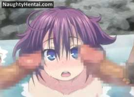 Anime Girl Gangbanged In Pool - Ichigo Chocola Flavor Part 1 | Naughty Hentai Group Sex Movie