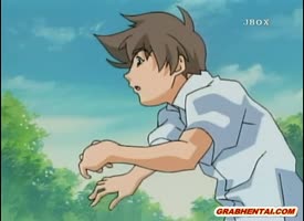 Attractive undressed Hentai | Naughty Hentai Chick Outdoors